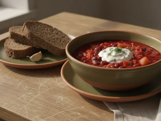 Борщ с фасолью: на рёбрах, постный, с грибами и квашеной капустой
