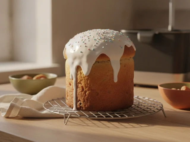 Кулич в хлебопечке: простой, с изюмом, творожный