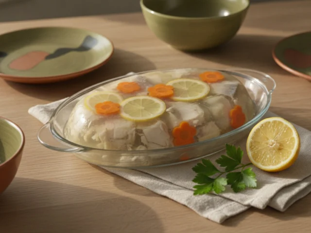 Заливное из рыбы: с желатином, без желатина и с морепродуктами