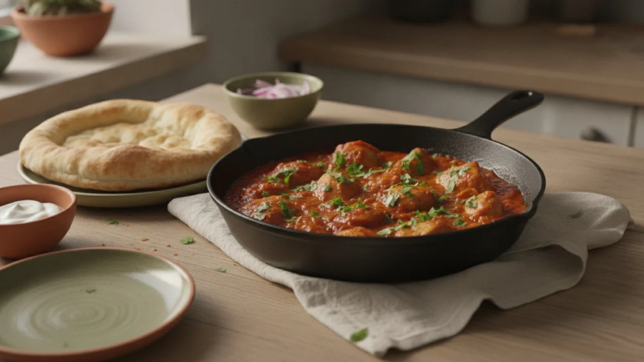 Чахохбили из курицы по-грузински на сковороде